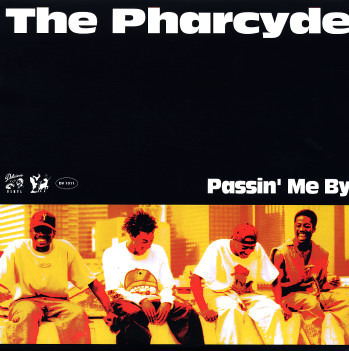 artwork for The Pharcyde's Passin' Me By which samples one of the songs in this playlist